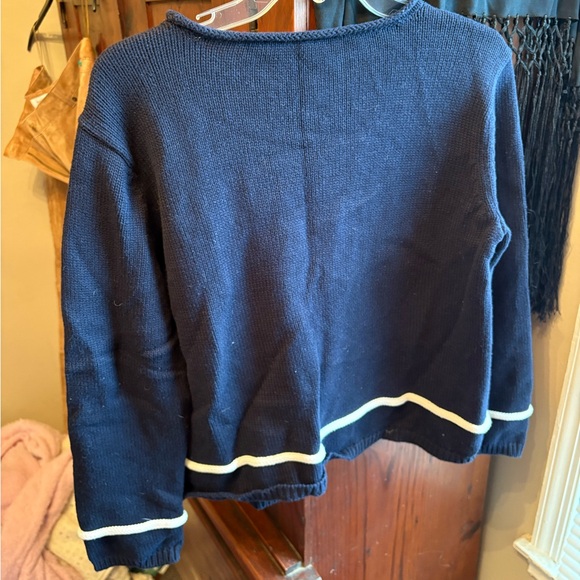 Vintage Liz Claiborne Anxhor Knit Pullover - Picture 7 of 8